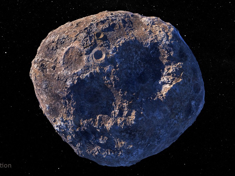 NASA envía sonda para estudiar el asteroide metálico Psyche