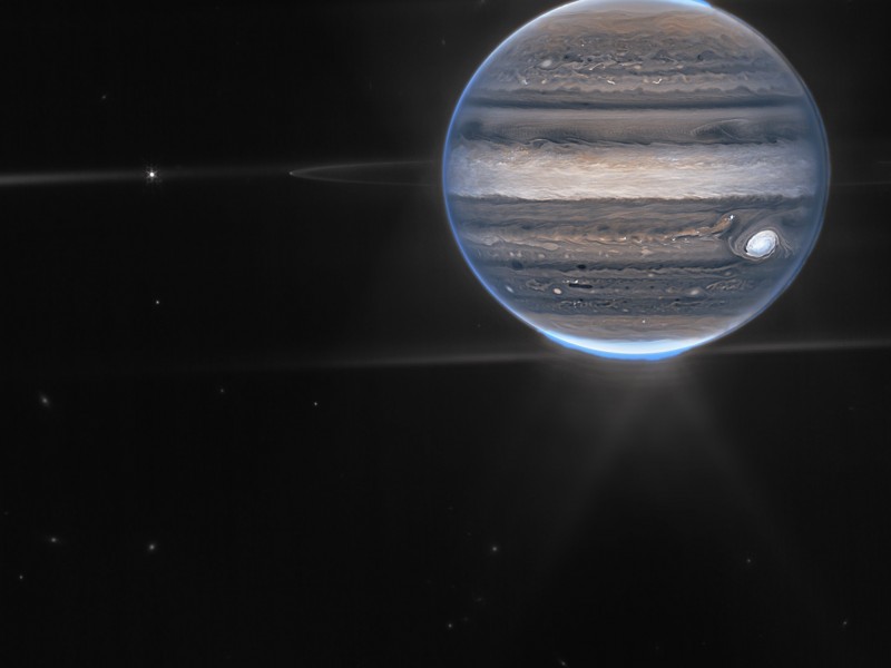 NASA revela impactantes imágenes de Júpiter