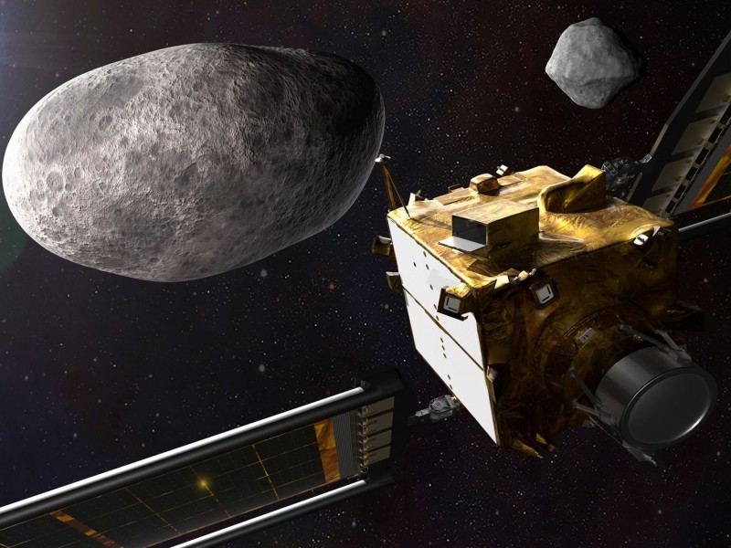 Nave de la NASA choca contra asteroide en prueba defensiva