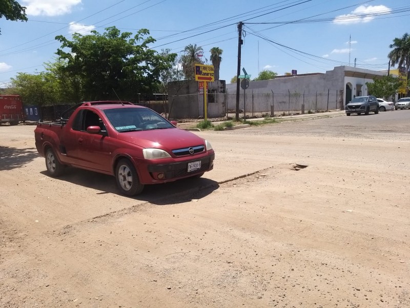 Navojoa: Ayuntamiento y empresas se sumarán para arreglar calle Ferrocarril
