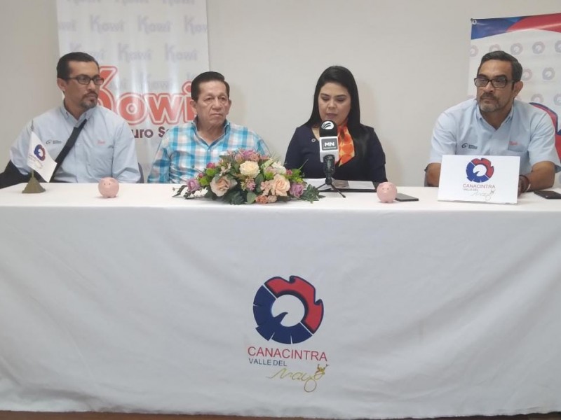 Navojoa: Buscan Canacintra reducir desempleo al ofertar 100 nuevas vacantes