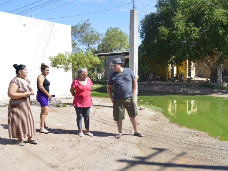 Navojoa: Drenajes en la Beltrones, un riesgo sanitario sin atender