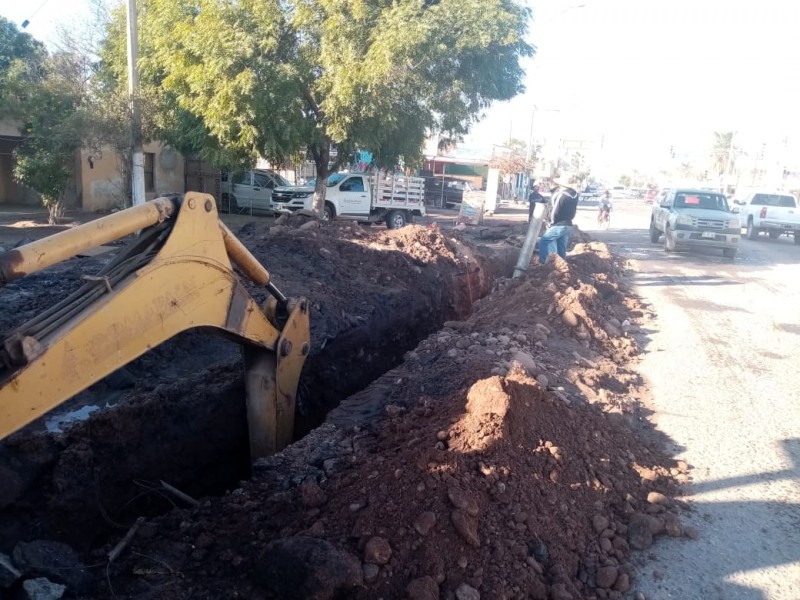 Navojoa: Obras de Oomapasn dejan vialidades intransitables