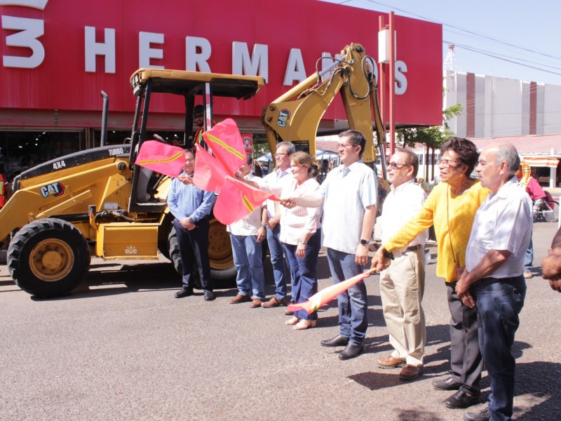 Navojoa: Patronato de parquímetros trae obra tras cinco años ausente