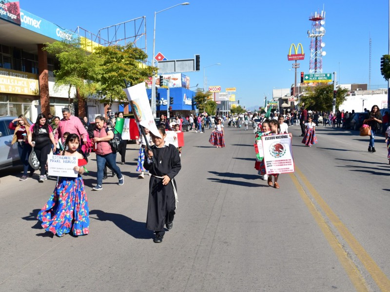 Navojoa: Regresa desfile revolucionario tras dos años de pandemia