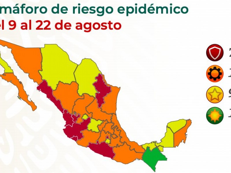 Nayarit regresa a color rojo en el semáforo epidemiológico COVID