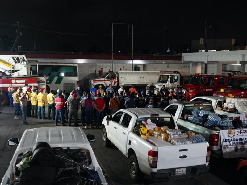 Nayarit envía brigada de apoyo a Acapulco