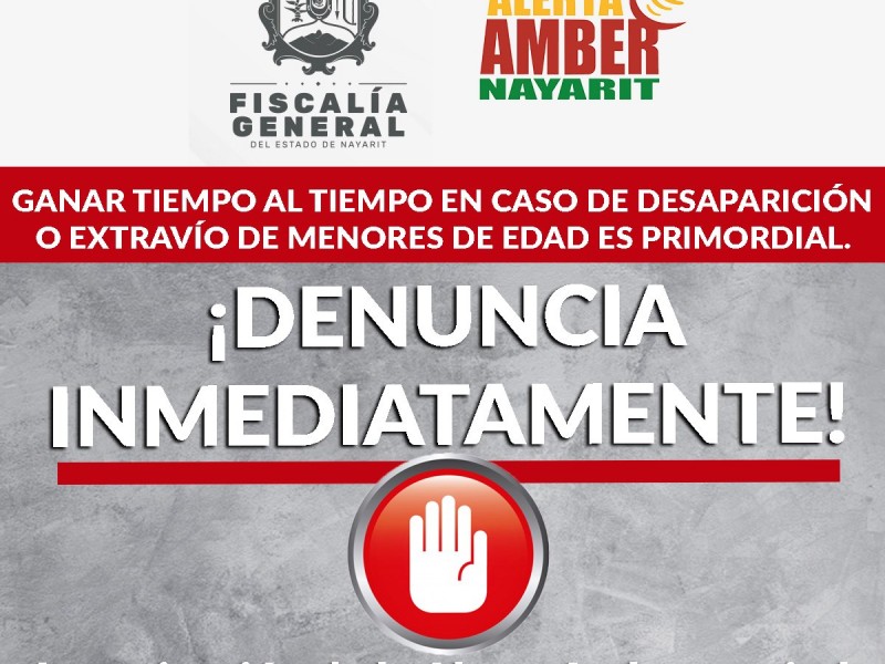 Nayarit ha emitido 152 alerta Amber en Nayarit
