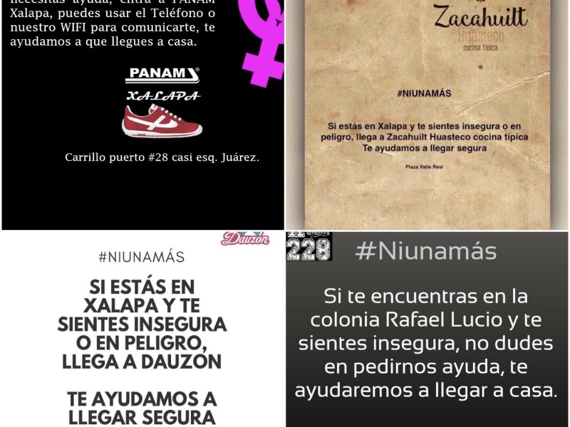 Negocios de Xalapa se unen contra violencia