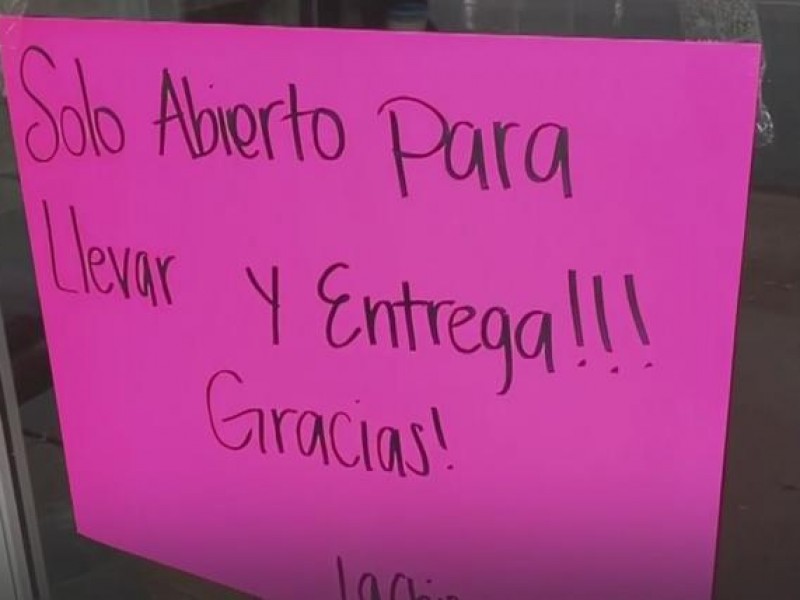 Negocios reportan baja de ventas superior al 50 por ciento