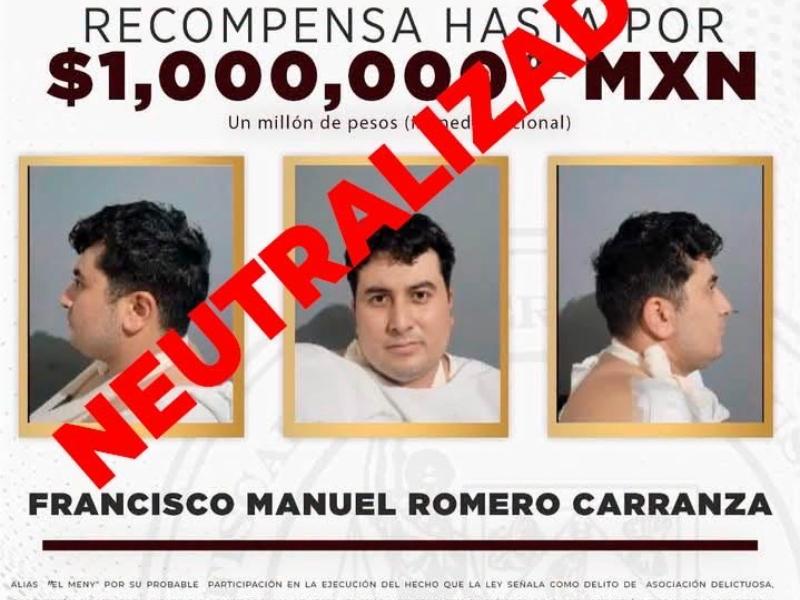 Neutralizan a objetivo prioritario y detienen a cuatro personas en Sonora