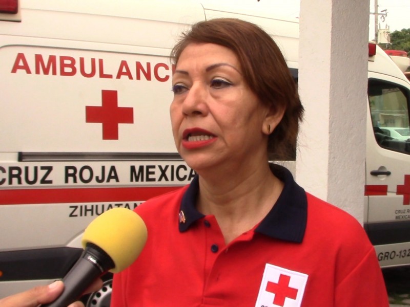 Ni a la mitad llegó Cruz Roja Zihuatanejo
