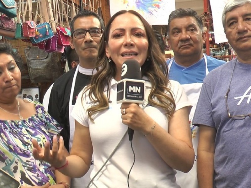 Niega Samantha Smith reparto de “tarjeta Violeta Más” en Capital