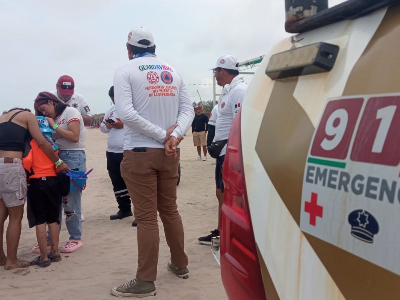 Niños extraviados en playa, una constante en vacaciones