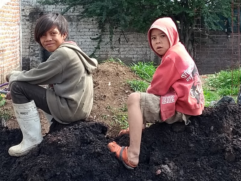 Niños trabajadores son el sustento de sus familias