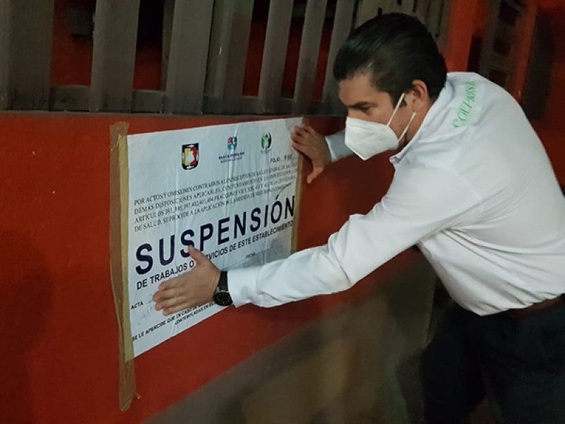 No cumplieron con medidas de prevención COVID y los sancionaron