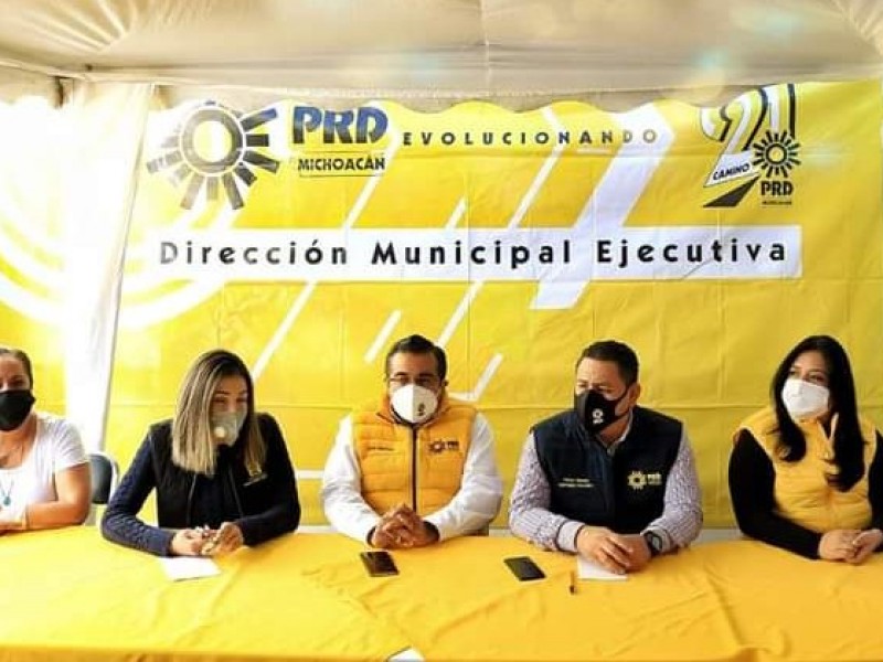 No descarta PRD Michoacán posibles coaliciones durante próximo proceso electoral
