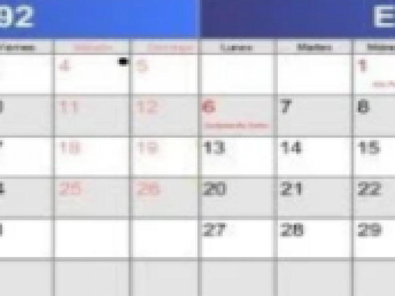 No es insólito que se repitan calendarios