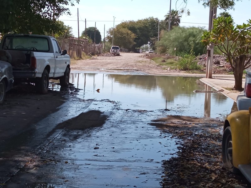 No es lluvia son ¡Aguas Negras! en Fraccionamiento UAS