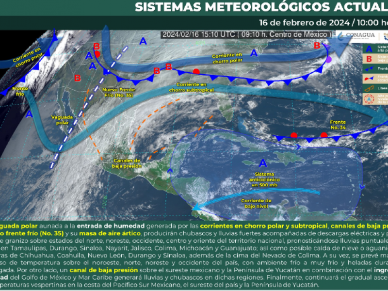 ¡No guardes la chamarra ni la sombrilla! Continuarán las lluvias