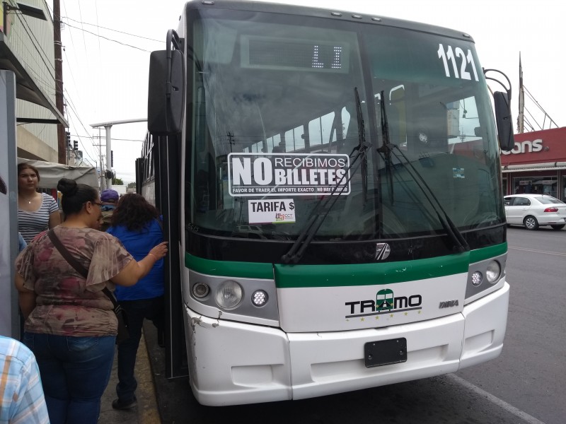 No habrá cambio de rutas en transporte