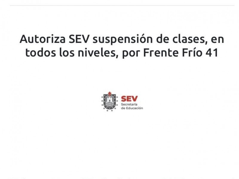 No habrá clases en 54 municipios por norte