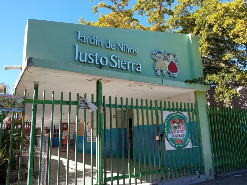 No han iniciado obras de rehabilitación en Preescolar Justo Sierra