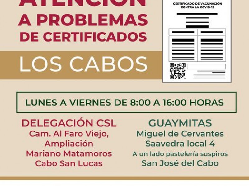 ¿No has podido tramitar tu certificado de vacunación anticovid?