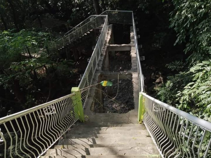 No hay acceso a la cascada El Salto de Eyipantla