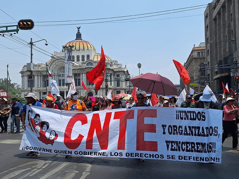 ¡No hay acuerdo con SEGOB! CNTE seguirá movilizándose