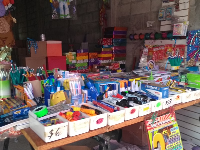 No hay condiciones para la Feria Útiles Escolares