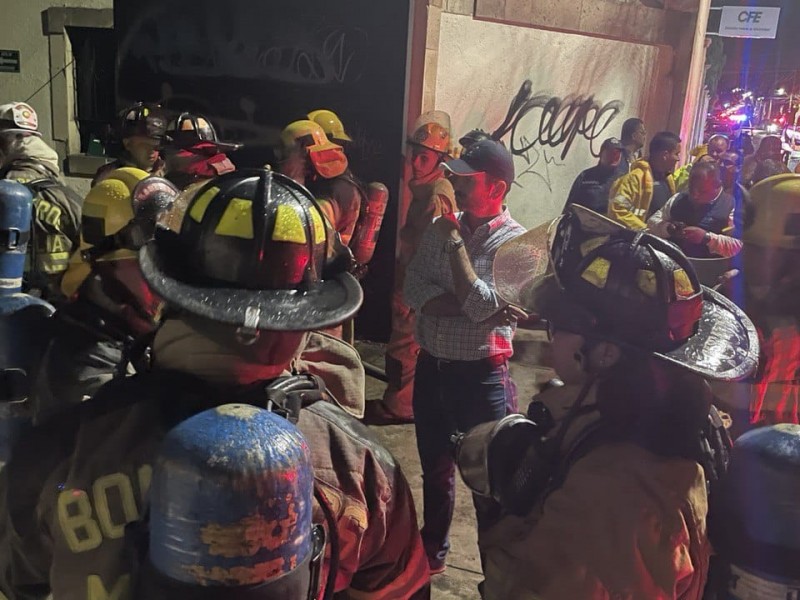 No hubo lesionados tras incendio en CFE