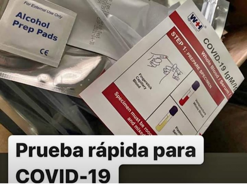 No recomendables pruebas rápidas sin supervisión médica