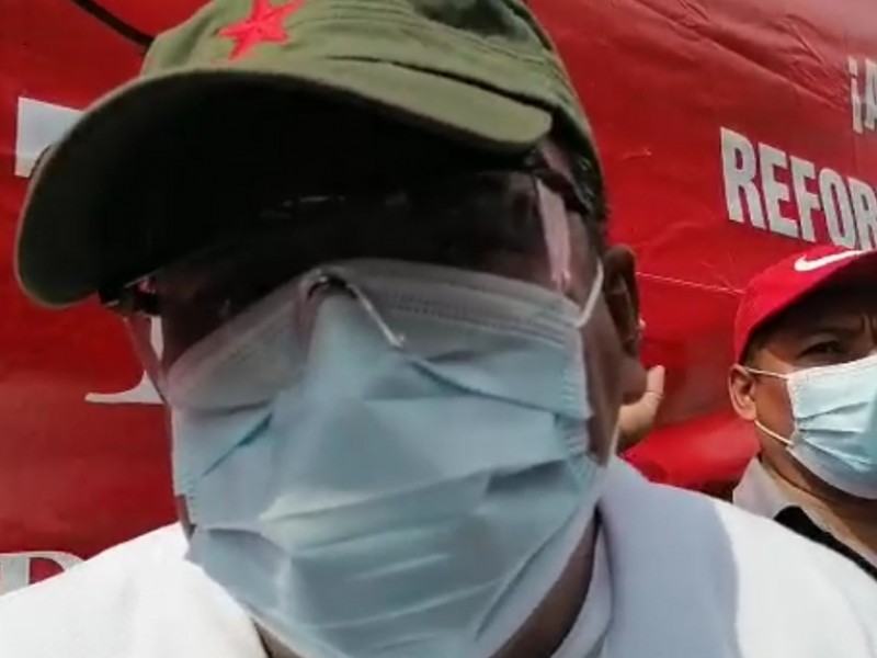 No se ha vacunado líder de la CNTE en Chiapas