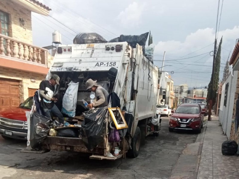 No se suspenderá el servicio de recolección de basura