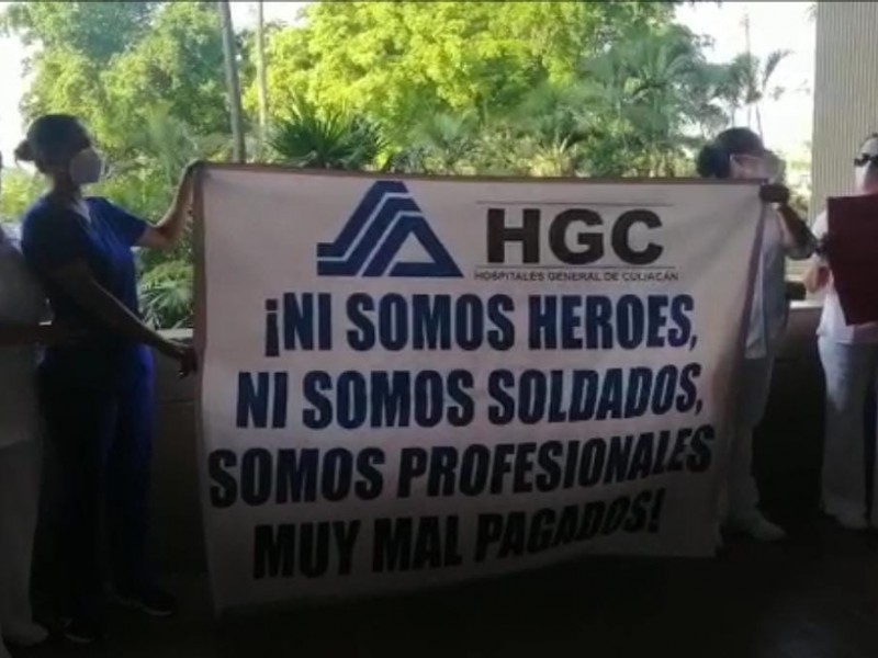 No somos héroes, somos trabajadores mal pagados: Personal de Salud