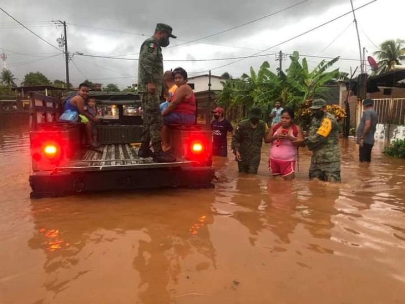Nora deja daños en seis municipios michoacanos