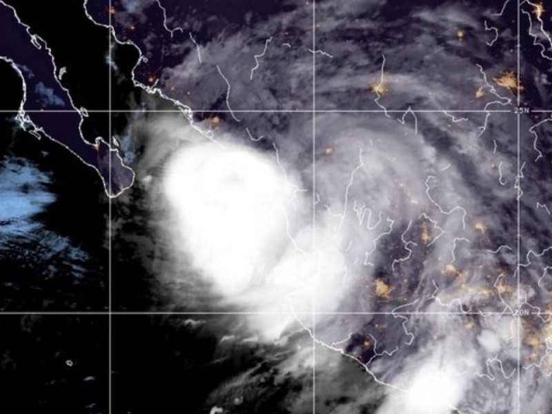 'Nora' se degrada en Sinaloa, trae mucha lluvia