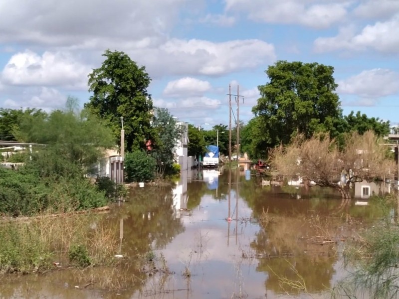 Norma inundó hogares, familias damnificadas en Guasave lo pierden todo