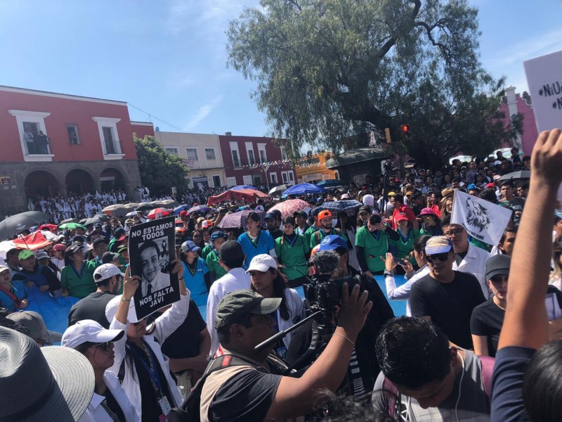 ¡Nos están matando! Estudiantes exigen seguridad en megamarcha