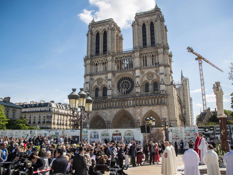 Notre Dame comienza a renacer tres años después del incendio