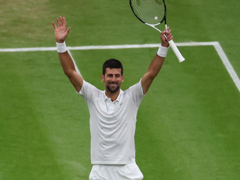 Novak Djokovic avanza a la final de Wimbledon