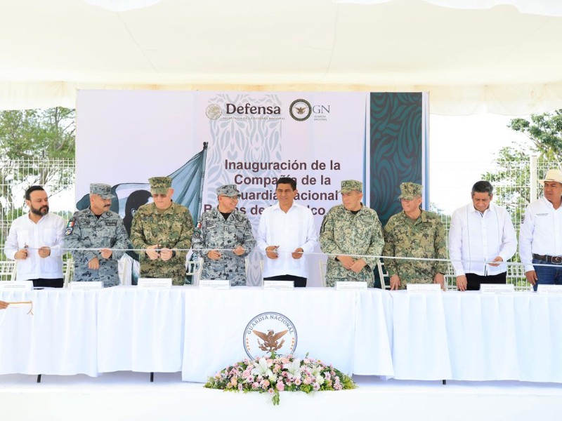 Nueva base de la Guardia Nacional refuerza seguridad en Huatulco
