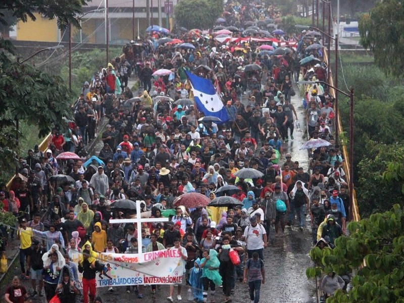 Nueva caravana migrante sale de Chiapas