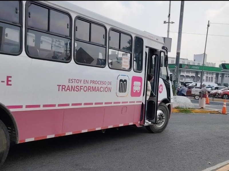 Nueva cromática en transporte público en Toluca es ilegal: Canapat
