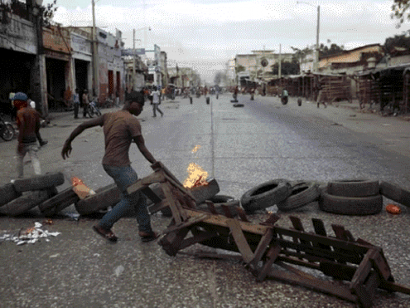 Nueva jornada de protestas violentas en Haití