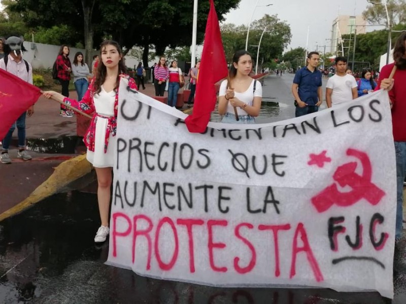 Nueva protesta por aumento a tarifa del TP