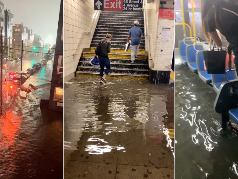 ¡Nueva York bajo el agua! declaran estado de emergencia