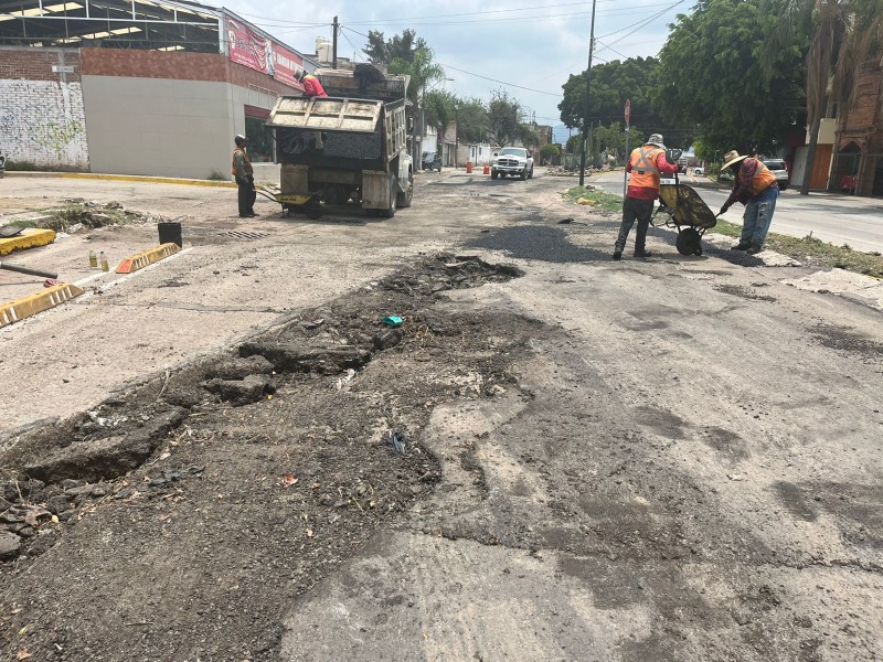 Nuevamente es reparada vialidad del bulevar Vasco de Quiroga