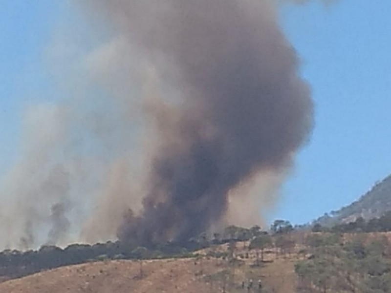 Nuevamente incendio en el cerro de San Juan